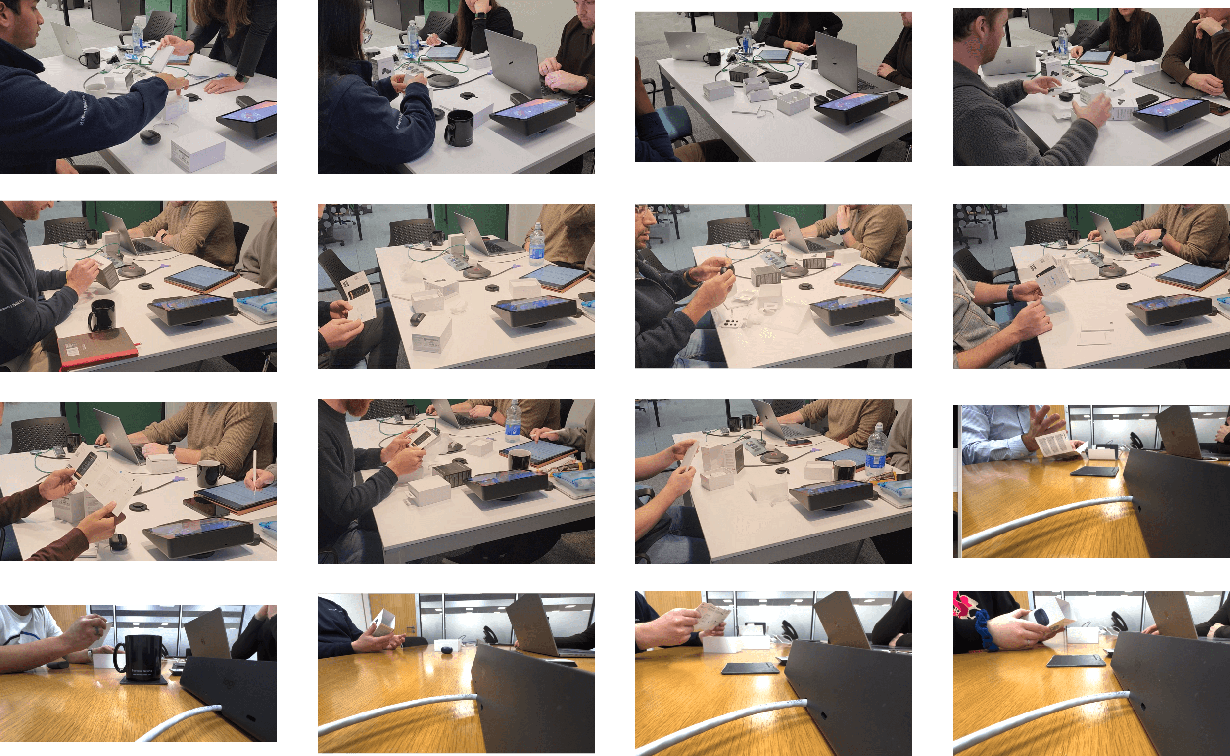 B&W unboxing test session