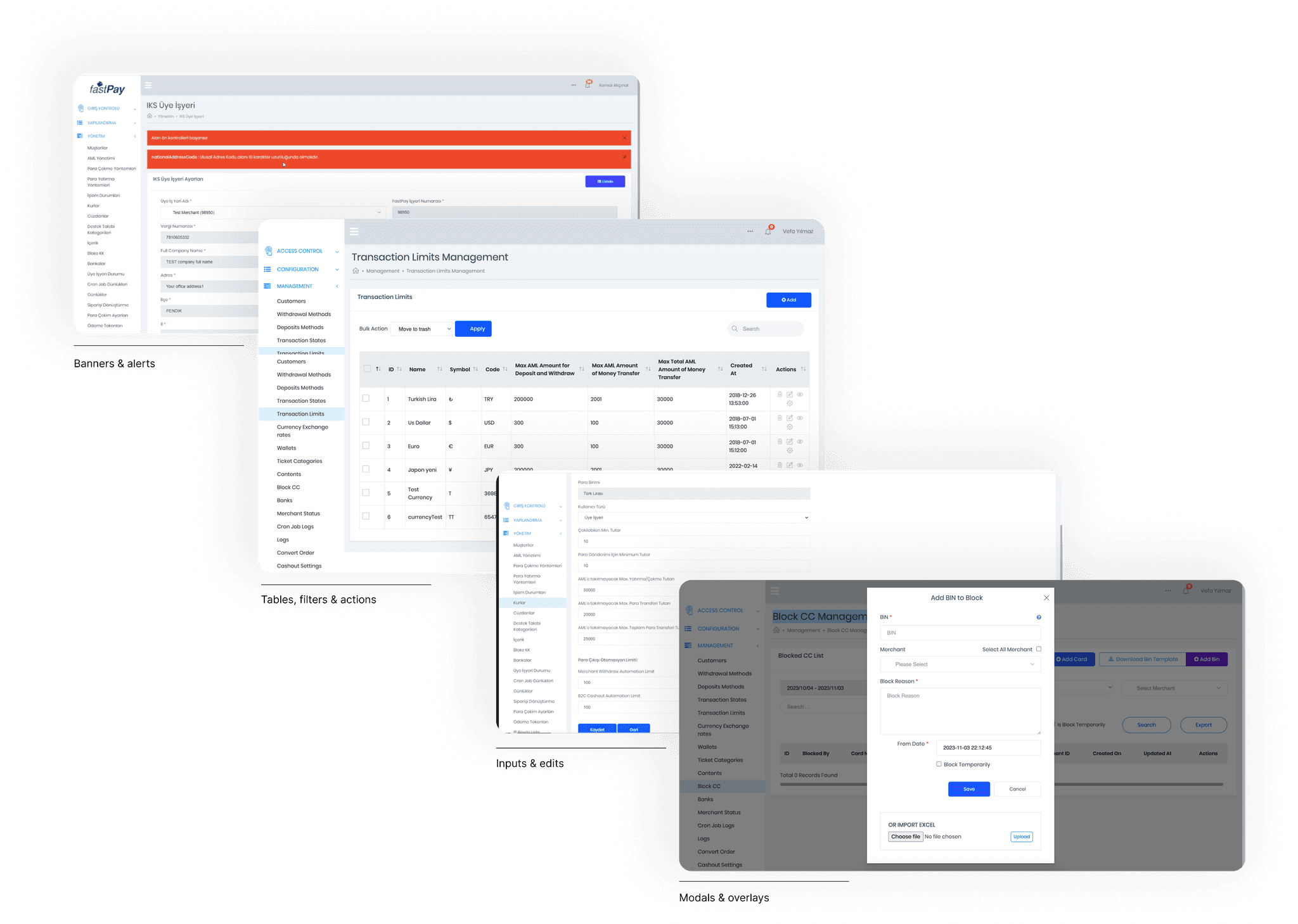 Content audit board covering the full platform inventory