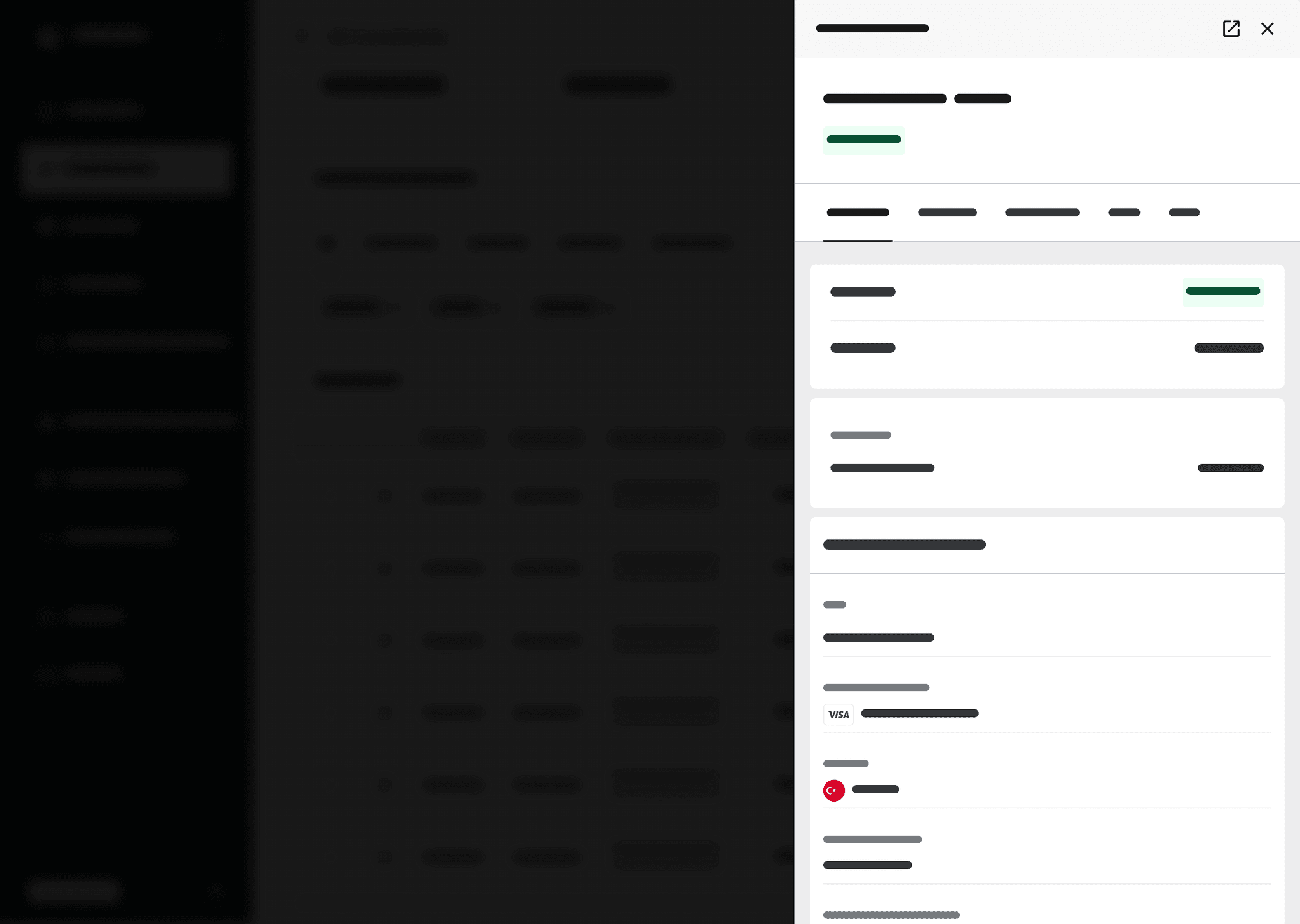 UX anatomy — the preview panel template